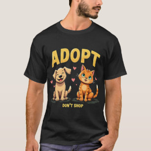 Adoptieren statt kaufen - Süße Tierrettung Tierlie T-Shirt