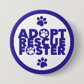 Adoptierend Rettungsassistent Button (Vorderseite)