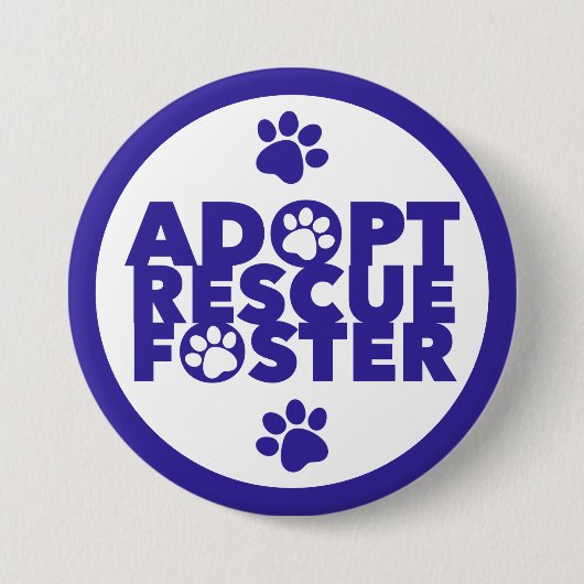 Adoptierend Rettungsassistent Button (Vorderseite)