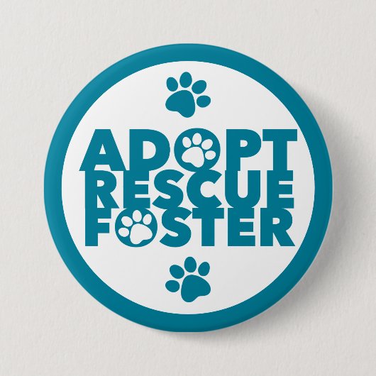Adoptierend Rettungsassistent Button (Vorderseite)