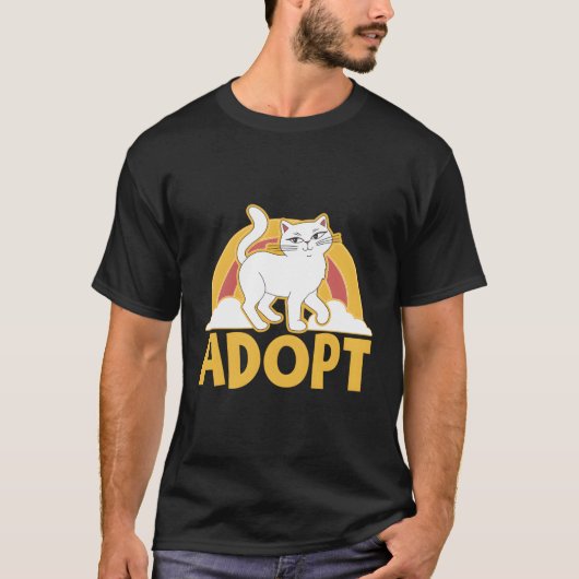 Adoptierend Tierrettungsdienst T-Shirt (Vorderseite)