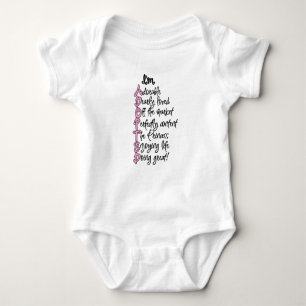 Adoptiert Baby Jersey Bodysuit Baby Strampler