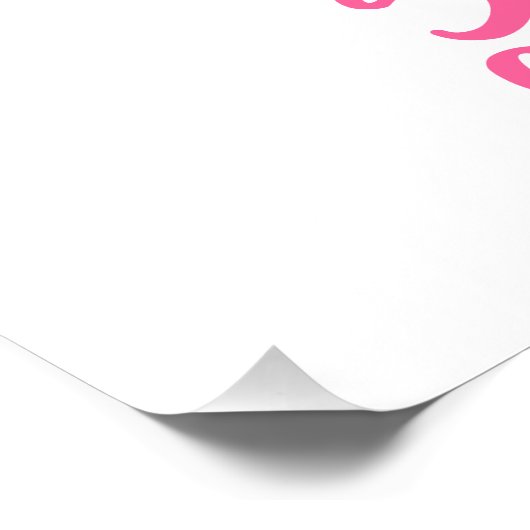 Adoptiert Baloons - Individuelle Name Datum Poster (Ecke)