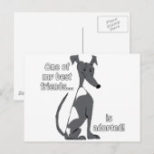 Adoptiert~BlackandWhite Postkarte (Vorne/Hinten)