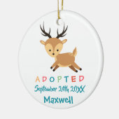 Adoptiert - Geeignete Geschenke für die Hirsche-Ad Keramik Ornament (Links)