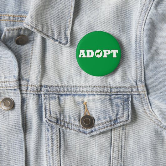 Adoptiert Haustiere Button (Beispiel)