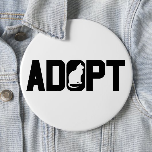 Adoptiert Haustiere Button (Beispiel)