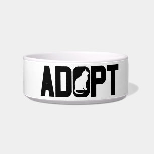 Adoptiert Haustiere Napf