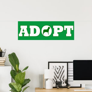 Adoptiert Haustiere Poster