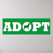 Adoptiert Haustiere Poster (Vorne)