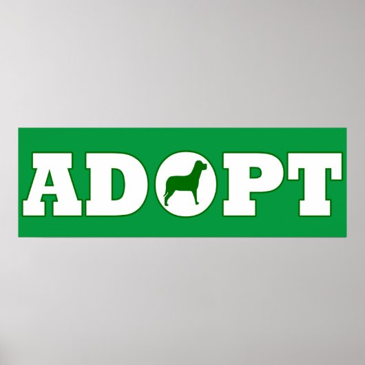 Adoptiert Haustiere Poster (Vorne)