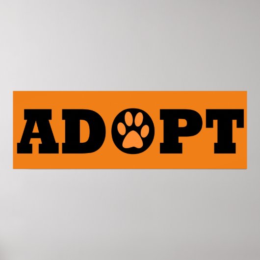 Adoptiert Haustiere Poster (Vorne)