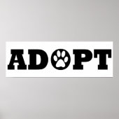 Adoptiert Haustiere Poster (Vorne)