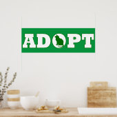 Adoptiert Haustiere Poster (Küche)