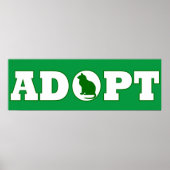 Adoptiert Haustiere Poster (Vorne)