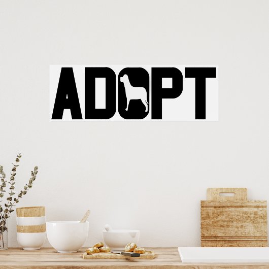 Adoptiert Haustiere Poster (Küche)