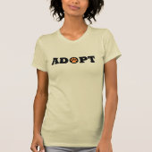 Adoptiert Haustiere T-Shirt (Vorderseite)