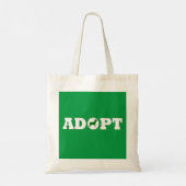 Adoptiert Haustiere Tragetasche (Rückseite)