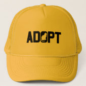 Adoptiert Haustiere Truckerkappe (Vorderseite)