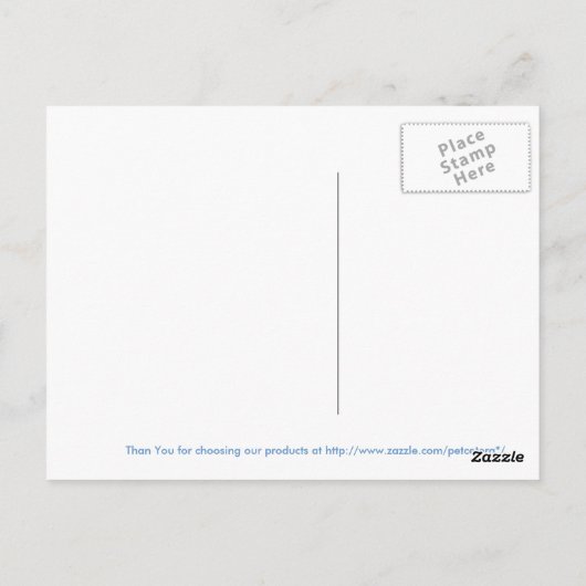 Adoptiert Hunde Postkarte (Rückseite)