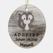 Adoptiert - kundengebundenes keramik ornament (Links)