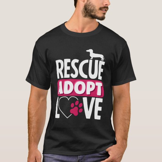 Adoptiert Liebe Adoption T-Shirt (Vorderseite)