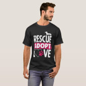 Adoptiert Liebe Adoption T-Shirt (Vorne ganz)