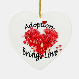 Adoptiert mit Liebe Adoption Ornament