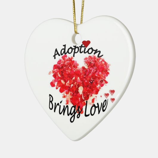 Adoptiert mit Liebe Adoption Ornament (Links)