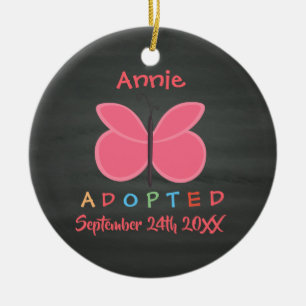 Adoptiert Schmetterlingsmühle Adoption - Individue Keramik Ornament
