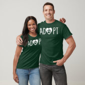 Adoptiert Shirt Hund oder Katzen Tierrettung (Unisex)