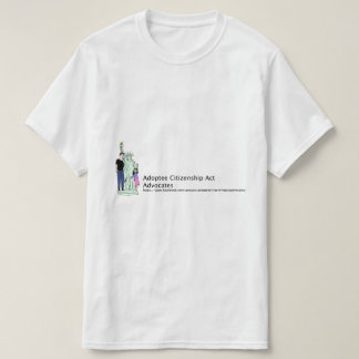 Adoptiert-Staatsbürgerschafts-Taten T-Shirt