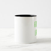 Adoptierte-EIN-Müllgrube Zweifarbige Tasse (Mittel)