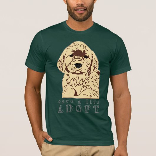 Adoptierte-einwelpe T-Shirt (Vorderseite)
