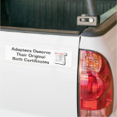 Adoptierte verdienen OBCs Autoaufkleber (Auf Lkw)