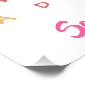 Adoption adoptiert Banner - Individuelle Name Poster (Ecke)