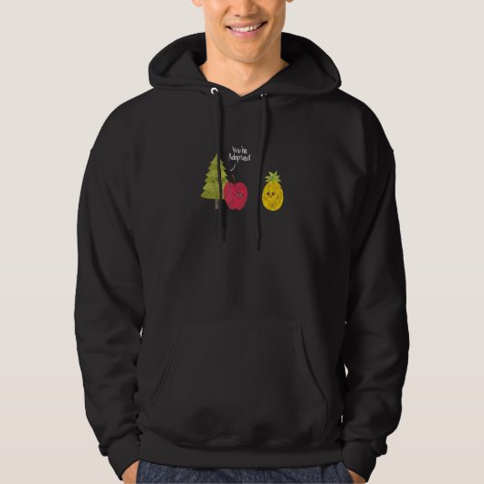 Adoption Adoptive Eltern fördern Kind Sie sind ers Hoodie (Vorderseite)