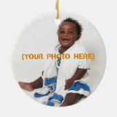 Adoption Afrika wert die Wartezeit-Verzierung Keramikornament (Hinten)