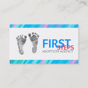 Adoption Agentur, Agent Business Card Visitenkarte