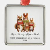 Adoption als Waldeichhörnchen Ornament Aus Metall (Vorne)