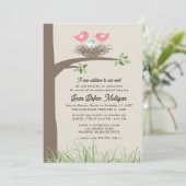 Adoption Ankündigung Baby Bird's Nest (Stehend Vorderseite)