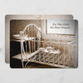 Adoption Ankündigung für dieses Kind haben wir geb (Vorne/Hinten)