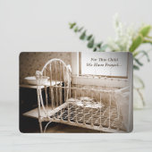 Adoption Ankündigung für dieses Kind haben wir geb (Stehend Vorderseite)