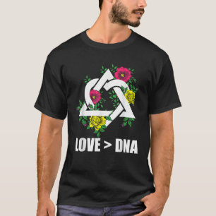 Adoption Ankündigung Tag Familie gibt DNA-Symbol T-Shirt