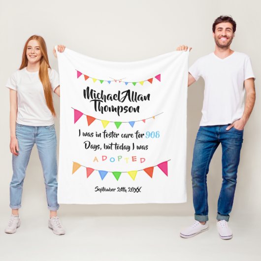 Adoption aus dem Vliesstoff für die Pflege Fleecedecke (Beispiel)