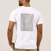 Adoption Awareness Ribbon Angel Custom Shirt (Rückseite)