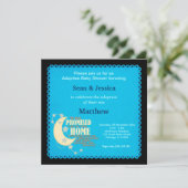 Adoption Baby Shower Boy Einladung (Stehend Vorderseite)