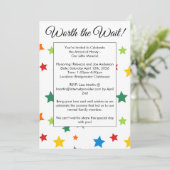 Adoption Baby Shower Invitation Einladung (Stehend Vorderseite)