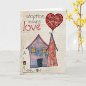 Adoption bedeutet Liebe Karte (Gelbe Blume)