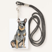 Adoption Berater Abzeichen Ausweis (Rückseite mit Schlüsselband)